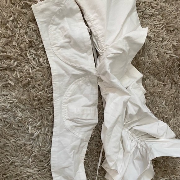 ARE YOU AM I Odile top 100% cotton made in USA size XS white - worn one time - Picture 8 of 11